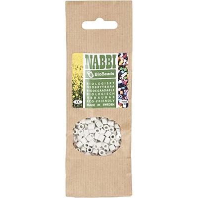 NABBI Biobeads van , afm 5x5 mm, gatgrootte 2.5 mm, medium, wit, 1000 stuk/ 1 doos NABBI Biobeads van , afm 5x5 mm, gatgrootte 2.5 mm, medium, wit, 1000 stuk/ 1 doos