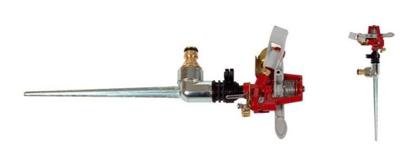 Polet sproeier roterend + statisch met metalen pin