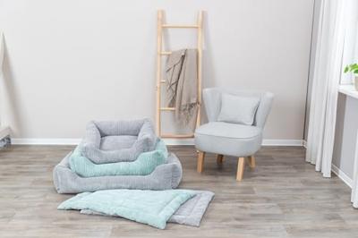 TRIXIE HONDENMAND VITAL JONNA RIBFLUWEEL GRIJS 80X60 CM