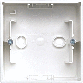 Busch-Jaeger 1701-914 Opbouwbehuizing Accessoire 1-voudig Busch-balance SI Alpine-wit 1 stuk(s) Busch-Jaeger 1701-914 Opbouwbehuizing Accessoire 1-voudig Busch-balance SI Alpine-wit 1 stuk(s)