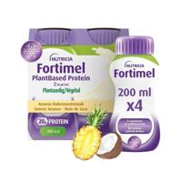 Fortimel PlantBased Protein 2kcal Ananas-Kokosnootsmaak Voedingssupplement Ondervoeding Flessen 4x200ml - thumbnail