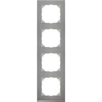 Merten MEG4040-3646 Afdekking Frame System M RVS 1 stuk(s) - thumbnail