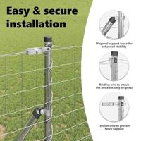 VidaXL Hek met paal zilver 1,2 x 10 m staal en pvc - thumbnail