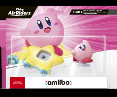 Amiibo Kirby Air Riders - Kirby & Warp Star