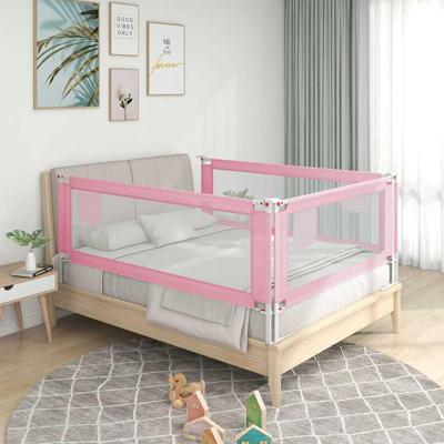 VidaXL Bedhekje peuter 100x25 cm stof roze