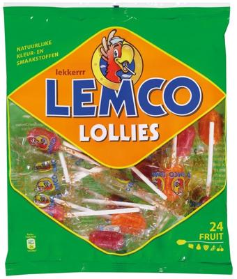 Lemco Vruchten lollies 240 Gram