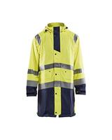 Blåkläder Regenjas High-Vis LEVEL 1 43242000 | High-Vis Geel/Marineblauw | Maat XL - 7330509570944 - thumbnail