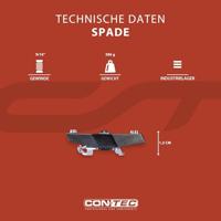 CONTEC systeem-pedaal "spade" ct mtb pedals spade spd, m.cleats, black - thumbnail