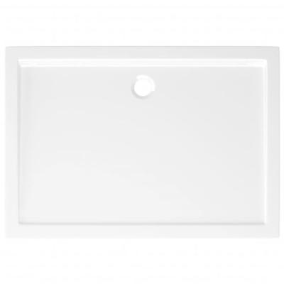 VidaXL Douchebak rechthoekig 80x110 cm abs wit