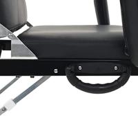 VidaXL Behandelingsstoel voor gezicht 185x78x76 cm kunstleer zwart - thumbnail