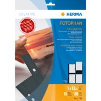 Herma HERMA Fotophan - Hülle x 10 7783 Fotohoezen Zwart, Transparant 9 x 13 cm - thumbnail