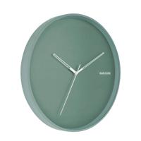 Karlsson wandklok Hue metaal (Kleur: groen) - thumbnail