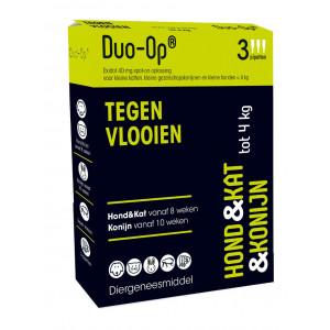Duo-Op spot-on anti-vlooienmiddel voor hond, kat en konijn 40 mg (tot 4 kg) 3 pipetten Duo-Op spot-on anti-vlooienmiddel voor hond, kat en konijn 40 mg (tot 4 kg) 3 pipetten