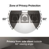 3M Privacyfilter met kader inkijkbeveiliging 58.42 cm / 23 " - thumbnail