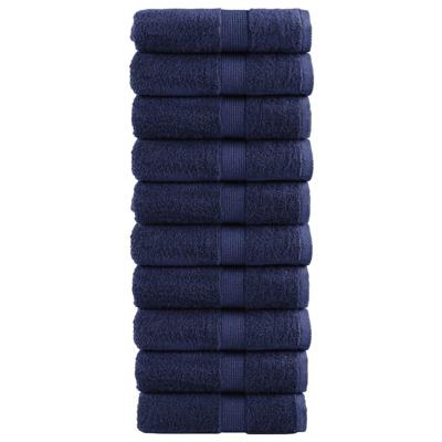 VidaXL Gastendoekjes solund 10 st 600 g/m² 30x50 cm marineblauw VidaXL Gastendoekjes solund 10 st 600 g/m² 30x50 cm marineblauw