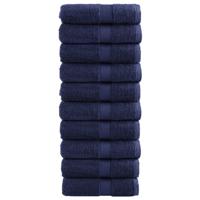 VidaXL Gastendoekjes solund 10 st 600 g/m² 30x50 cm marineblauw - thumbnail