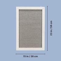 TRIXIE KRABPLANK HOUTEN FRAME VOOR AAN MUUR GRIJS / WIT 38X58 CM - thumbnail