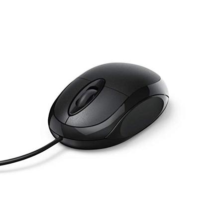 Hama MC-100 Muis USB Optisch Zwart 3 Toetsen 1000 dpi