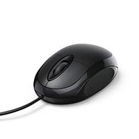 Hama MC-100 Muis USB Optisch Zwart 3 Toetsen 1000 dpi - thumbnail