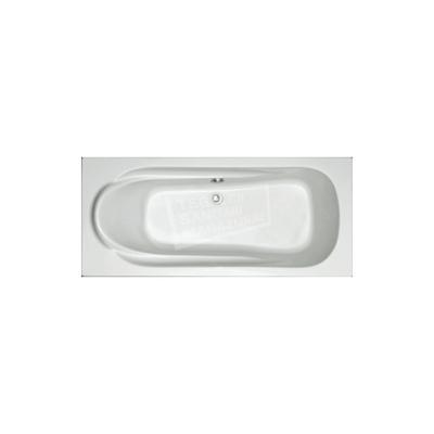 Plieger Spring bad acryl rechthoekig 180x80cm met poten wit 11002010010101