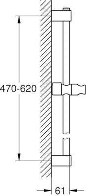 Grohe Tempesta Professional Glijstang Chroom