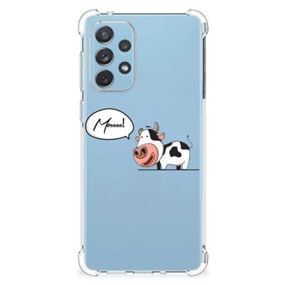 Samsung Galaxy A73 Stevig | Bumper Hoesje | Cow Samsung Galaxy A73 Stevig | Bumper Hoesje | Cow