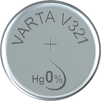 Varta Knoopcel 321 1.55 V 1 stuk(s) 14.5 mAh Zilveroxide SILVER Coin V321/SR65 NaBli 1 Varta Knoopcel 321 1.55 V 1 stuk(s) 14.5 mAh Zilveroxide SILVER Coin V321/SR65 NaBli 1
