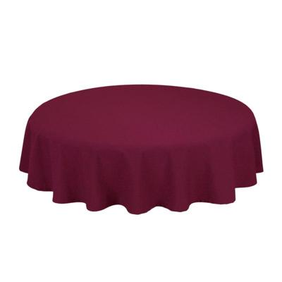 Tafelkleden Rond Maroon Rood 330cm Ø - Treb SP
