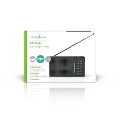FM/AM-Radio | 1,5 W | Zakformaat | Zwart