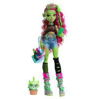 Monster High Venus McFlytrap-pop met Chewlian en accessoires HRP81 - thumbnail