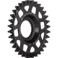 Gates tandwiel CDX 32T pinion Fin Line chromoly zwart - thumbnail