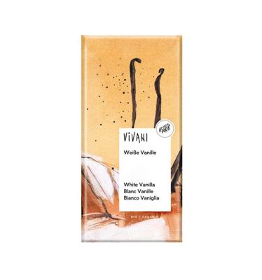 Vivani Chocoladereep Wit met Vanille Vivani Chocoladereep Wit met Vanille