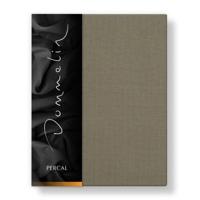 Dommelin Dommelin Laken Uni Percal 200TC 512 Taupe 160x270 cm - thumbnail