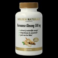 Koreaanse ginseng 500mg 60 Vegetarische capsules - thumbnail