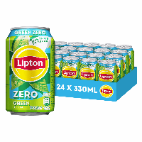 Frisdrank Lipton Ice Tea green zero blik 330ml | 24 stuks - thumbnail