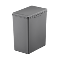 Eko Morandi | Afvalemmer | 20L | Grijs | Touch - thumbnail