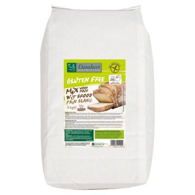 Damhert Wit brood mix glutenvrij 5 Kilogram