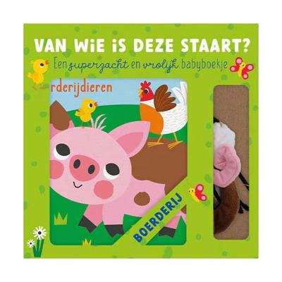 Lantaarn Publishers Van wie is deze staart? boerderij babyboek