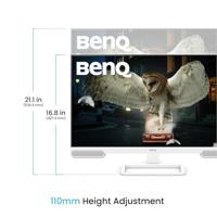 BenQ EW2790U 27” 4K 3840 x 2160 met 98% P3-kleurdekking, exclusief AI Contrast, ingebouwde 2.1-kanaals speakers met woofer, 1 USB type-C, 3 HDMI-poorten, ergonomisch design en Eye Care-technologie - thumbnail
