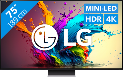 LG TV QNED MiniLED 4K 2024 | 75QNED91T | 75'' (189 cm) | QNED | Processor α8 AI 4K | Alexa