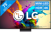 LG TV QNED MiniLED 4K 2024 | 75QNED91T | 75'' (189 cm) | QNED | Processor α8 AI 4K | Alexa - thumbnail