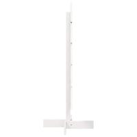VidaXL Kerstdecoratie kerstboom 100 cm massief grenenhout wit - thumbnail