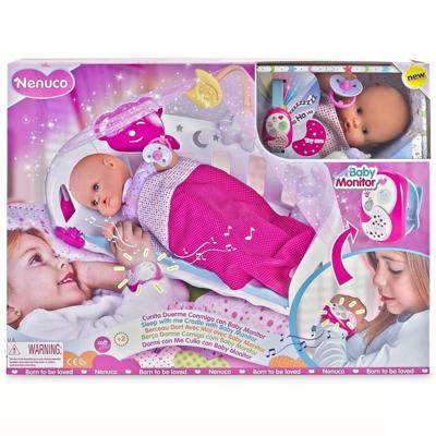 Famosa Nenuco slaap met mij nenuco met baby monitor, baby pop bedje