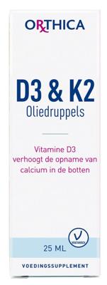 Orthica D3 & K2 Oliedruppels Orthica D3 & K2 Oliedruppels