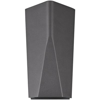 LED Tuinverlichting - Wandlamp - Buitenlamp - Trion Tonay Up and Down - 9W - Waterdicht IP65 - Mat Antraciet - Aluminium - OSRAM LEDs