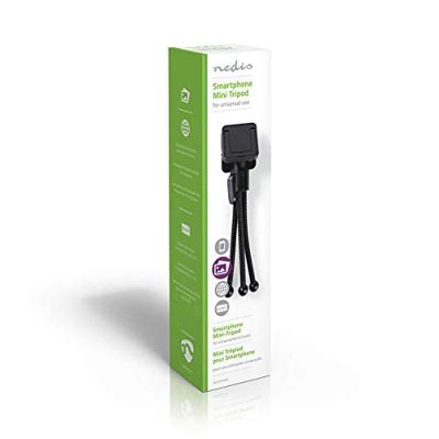 Nedis mini statief voor smartphones / zwart