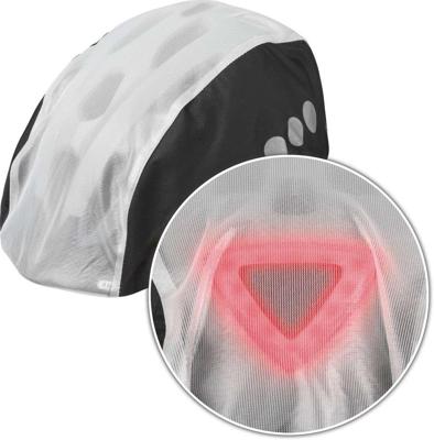 ABUS regenhoes helm transparant/zwart toplight ABUS regenhoes helm transparant/zwart toplight