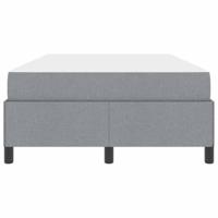 Boxspring bed Lichtgrijs en zwart 120 x 190 cm - thumbnail