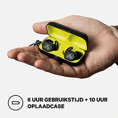 Jaybird Vista, echt draadloze Bluetooth-headphones voor hardlopen, fitness, sportschool - Waterdichte, transpiratiebestendige IPX7-constructie, aangepaste EQ - Zwart