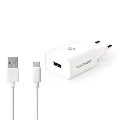 Thuislader | 2,4 A | Losse Kabel | USB-C | Wit - thumbnail